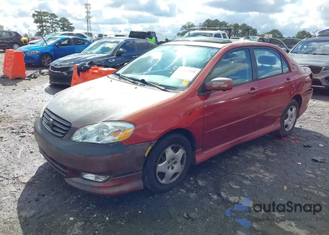 2004 Toyota Corolla S z USA, uszkodzony, nr VIN 1NXBR32E24Z277817